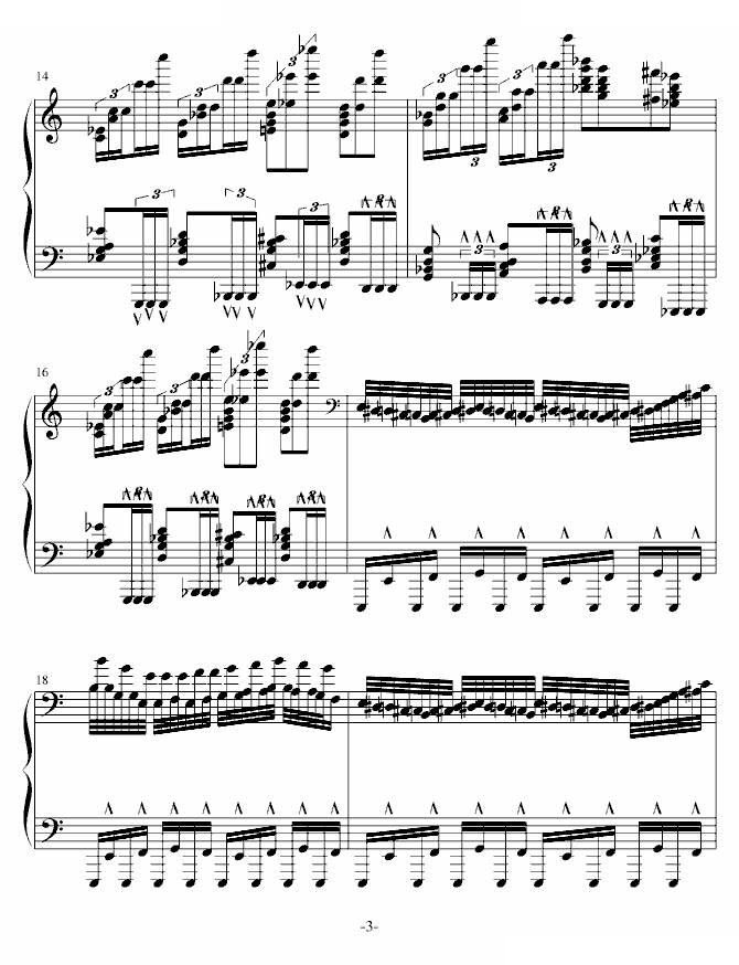 龙卷风 超级练习曲