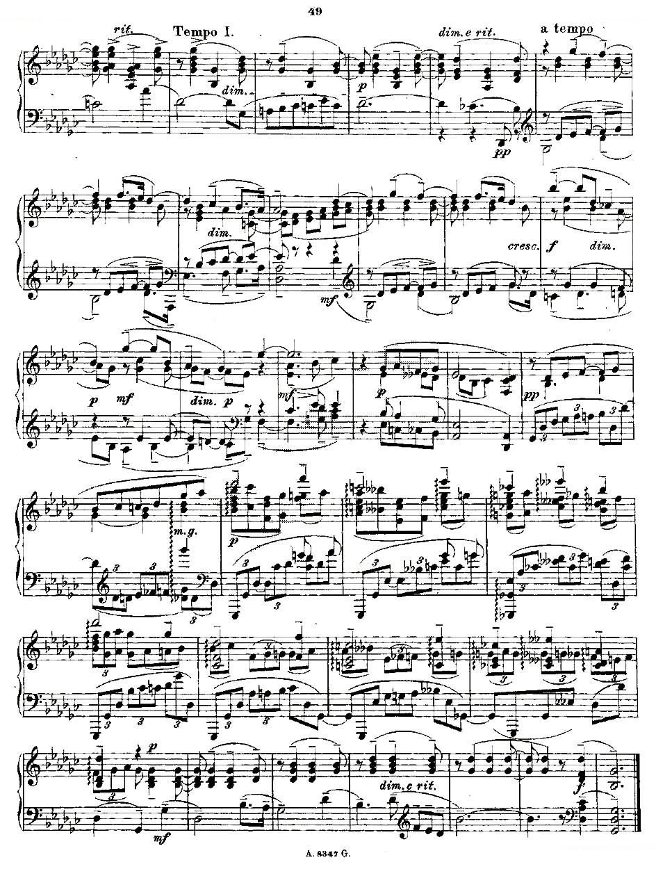 10首前奏曲之十（Rachmaninoff 10 Preludes, Op.23）