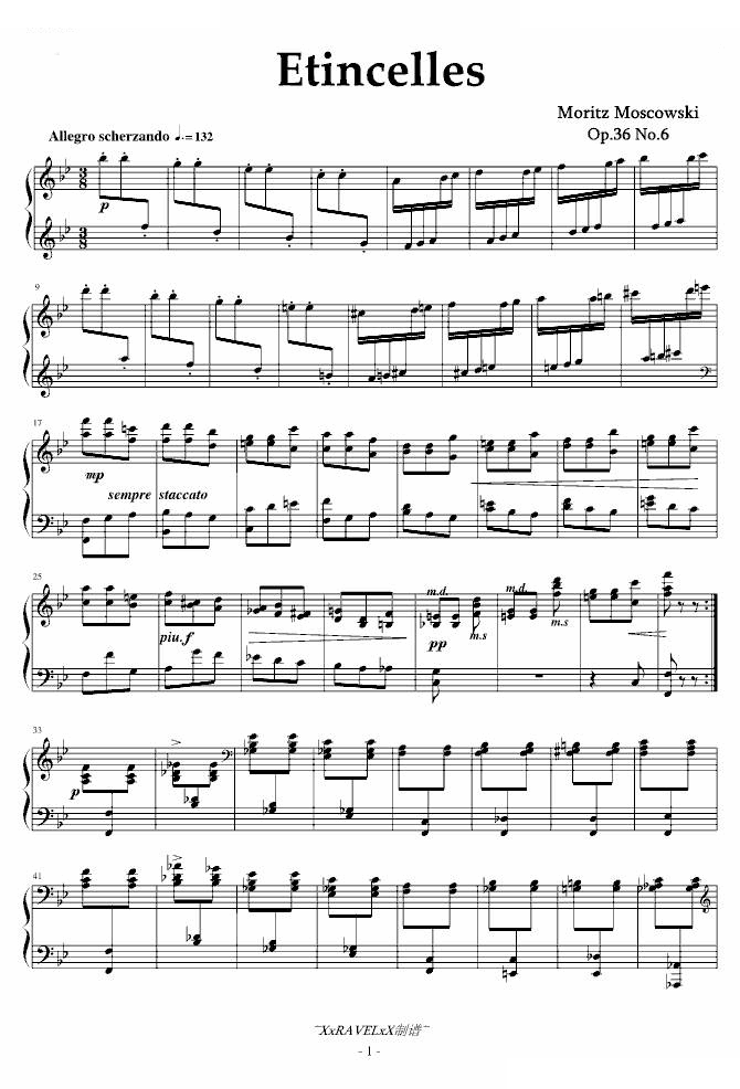 火花(Op.36 No.6)