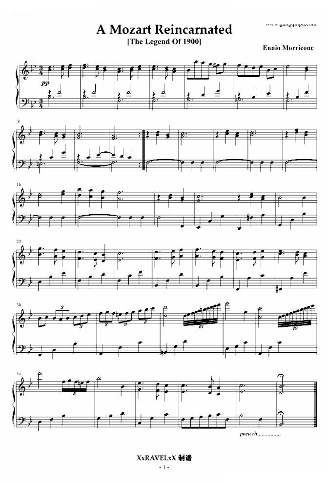 A Mozart Reincarnated