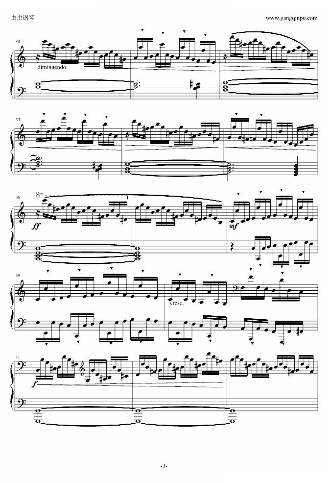 克列门蒂练习曲№12