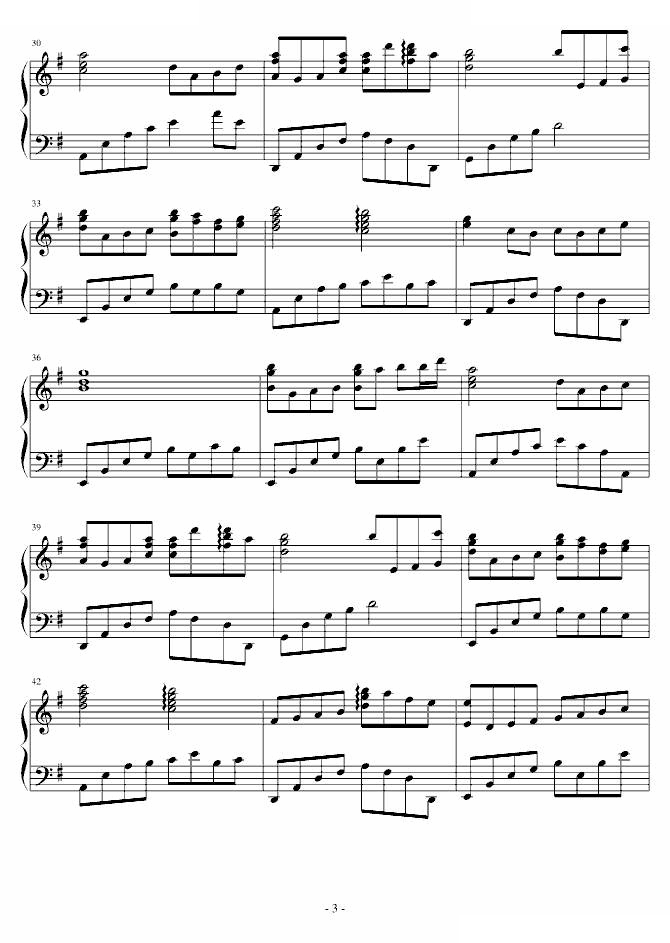 All the notes