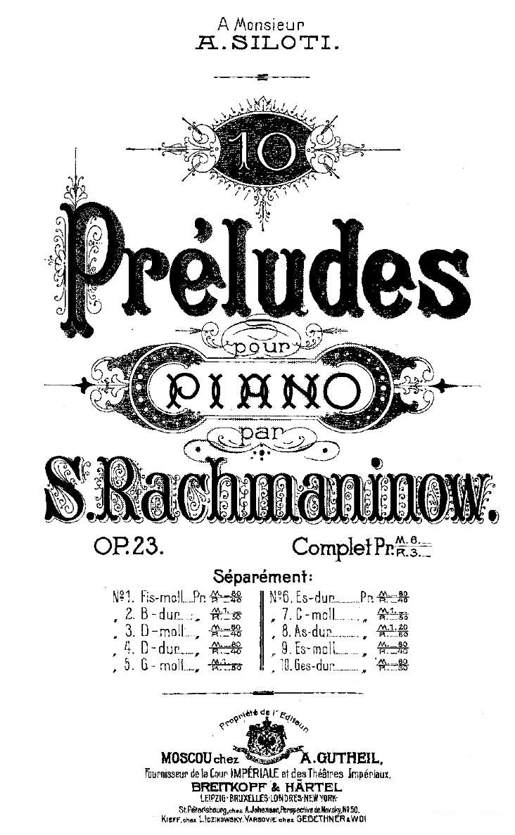 10首前奏曲之十（Rachmaninoff 10 Preludes, Op.23）