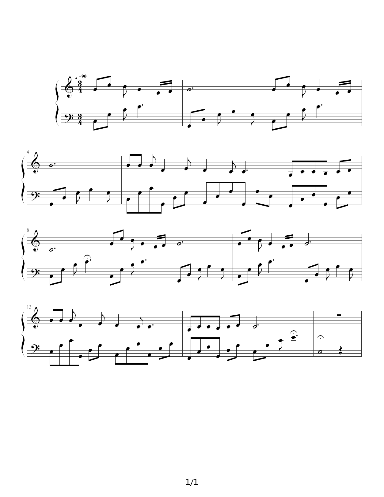 八年级英语考试磁带开头曲 C调