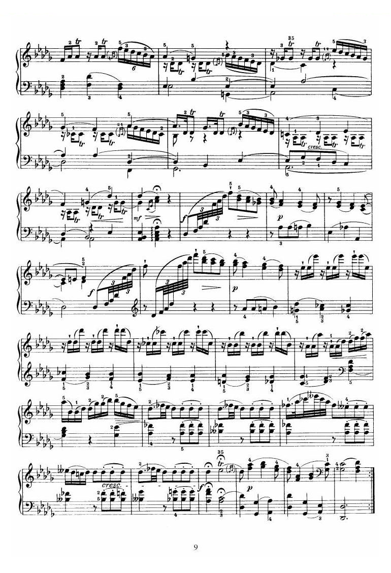 Piano Sonata No 46 in Ab
