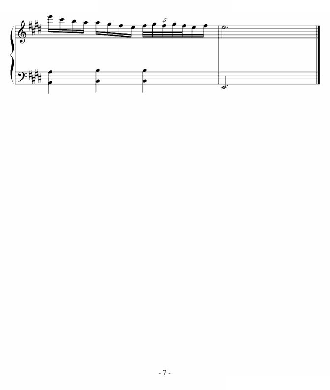 E大调奏鸣曲