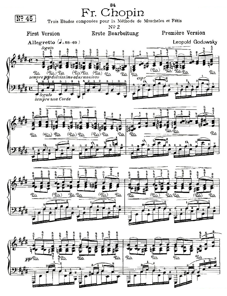 肖邦练习曲Fr.Chopin No 2