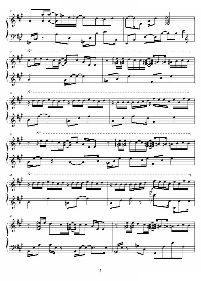 One more time, One more chance PIANO ver.