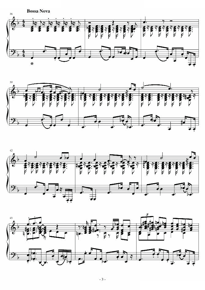 前奏曲与波萨诺瓦
