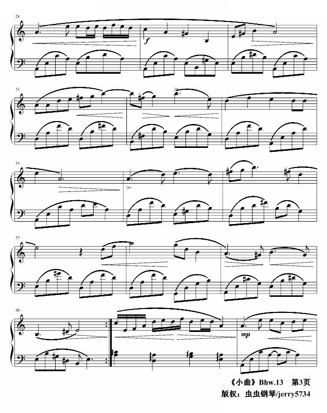 小曲Bhw.13