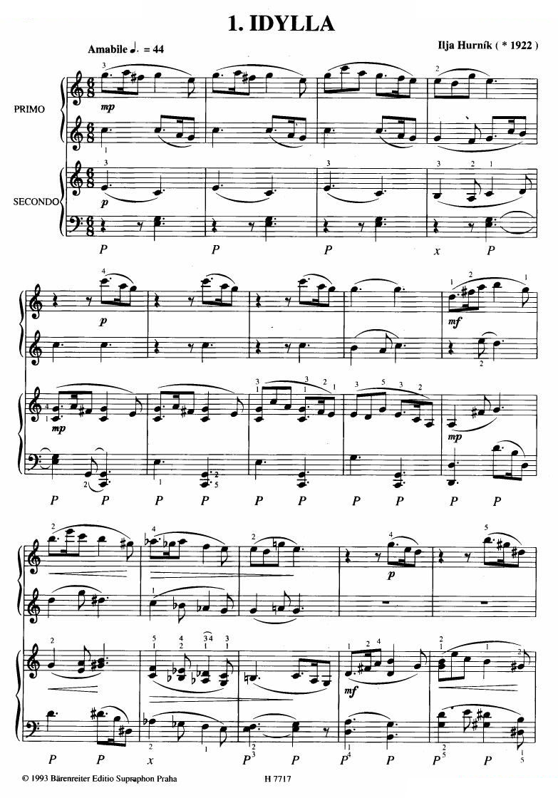 Hurnik_innocenza for 4 hands