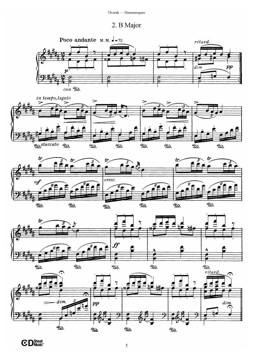 Dvorák_op.101_8_Humoresques