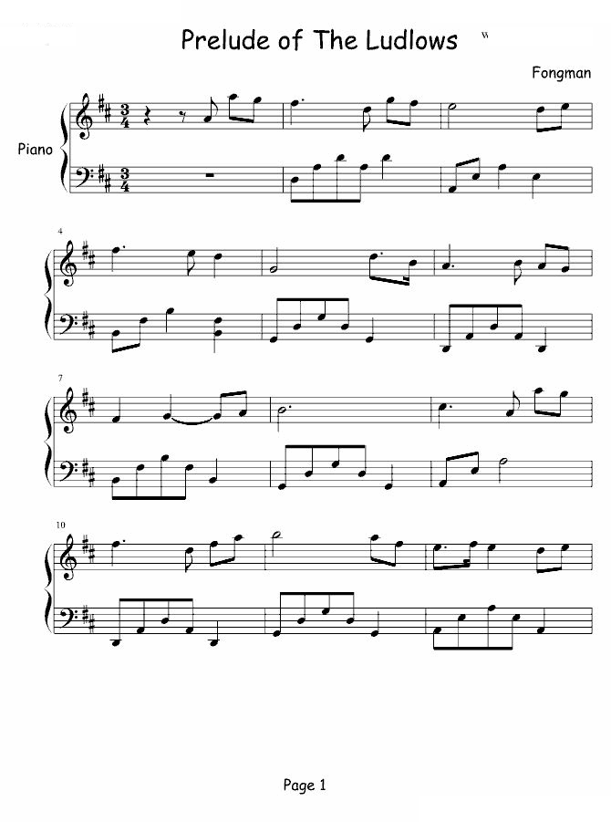 Prelude of The Ludlows