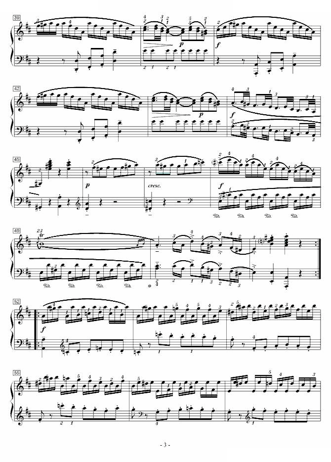 莫扎特D大调钢琴奏鸣曲K.284
