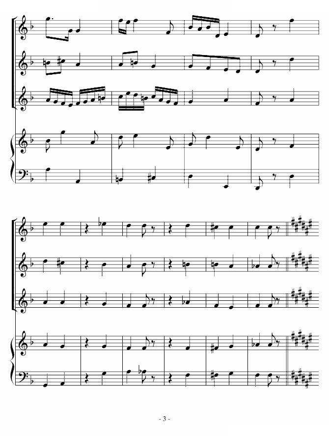 BACH变奏曲, 第一和第二变奏