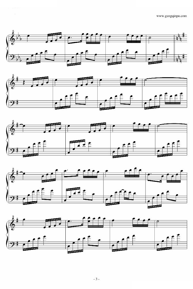 夜的钢琴曲 修改版