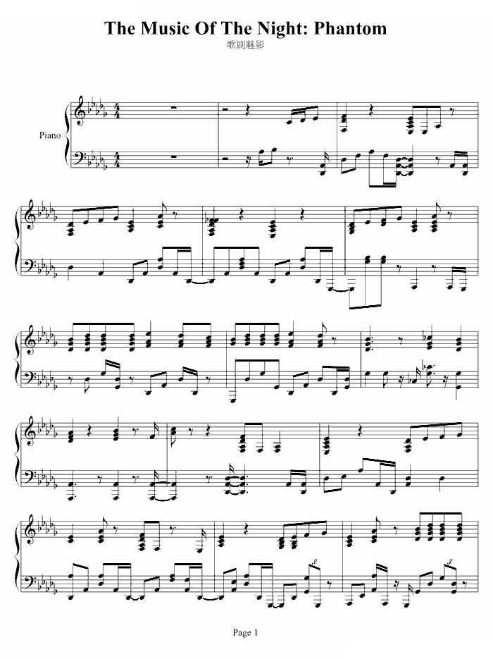 The Music Of The Night