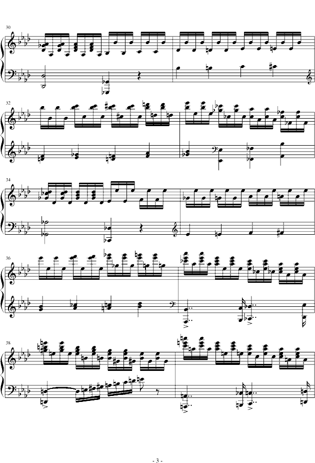 Les Djinns（有肖邦练习曲）