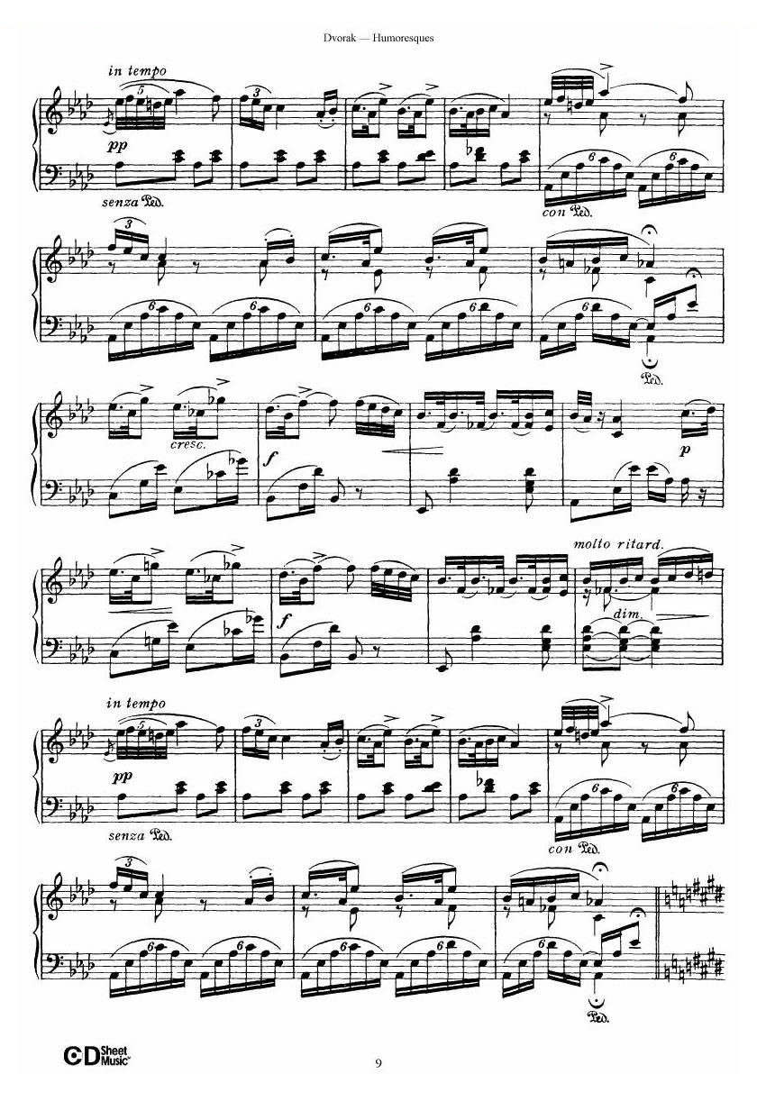 Dvorák_op.101_8_Humoresques