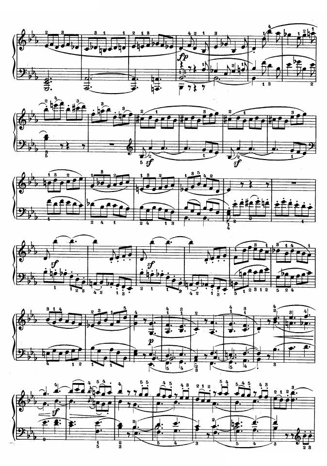 降E大调第四钢琴奏鸣曲-Op.7
