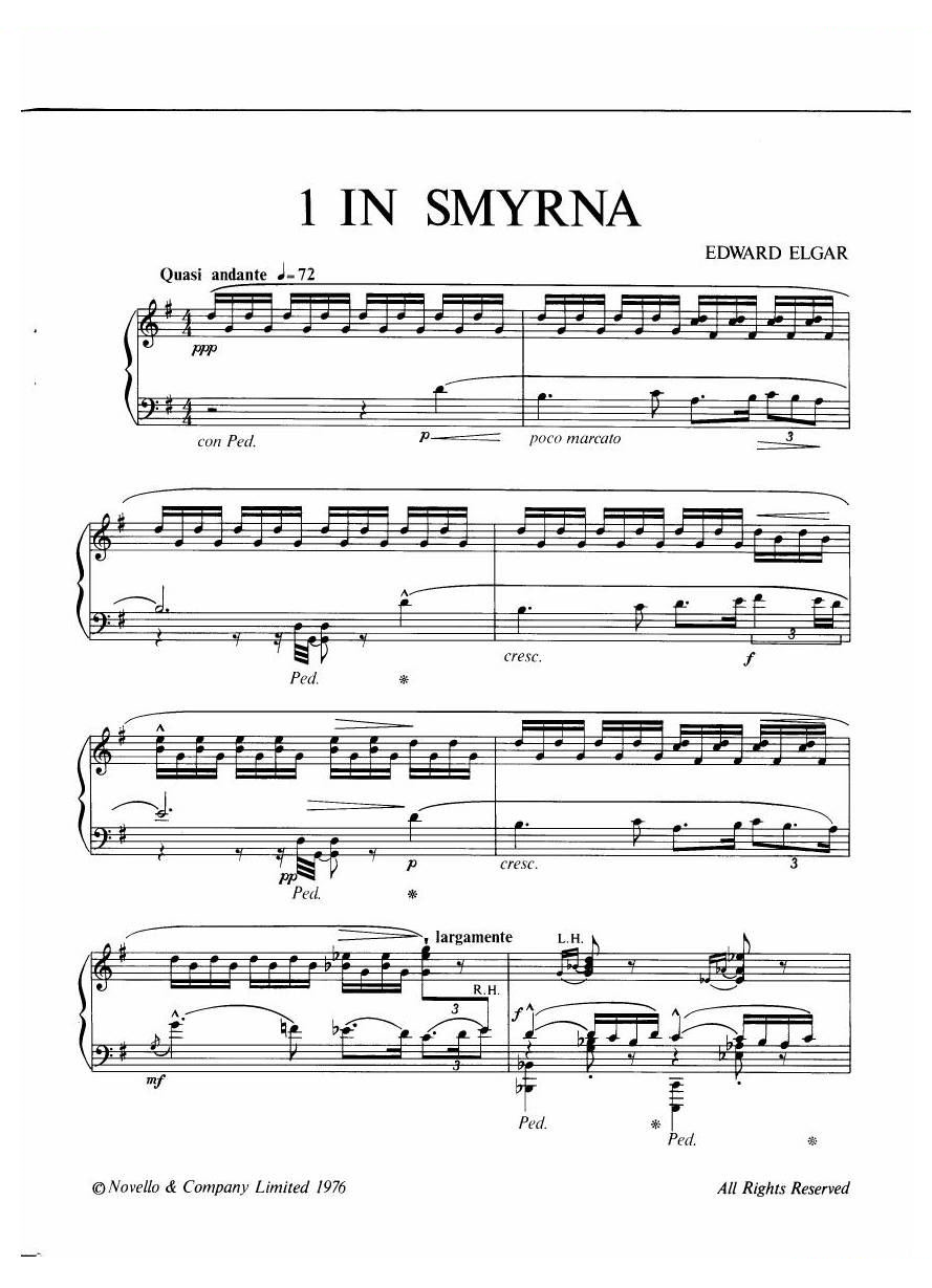 Elgar Two Piano Pieces