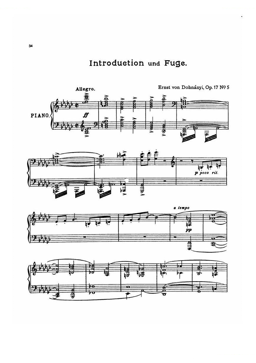 Dohnanyi_17-5_5 Humoresken_IntroduktionAndFuge