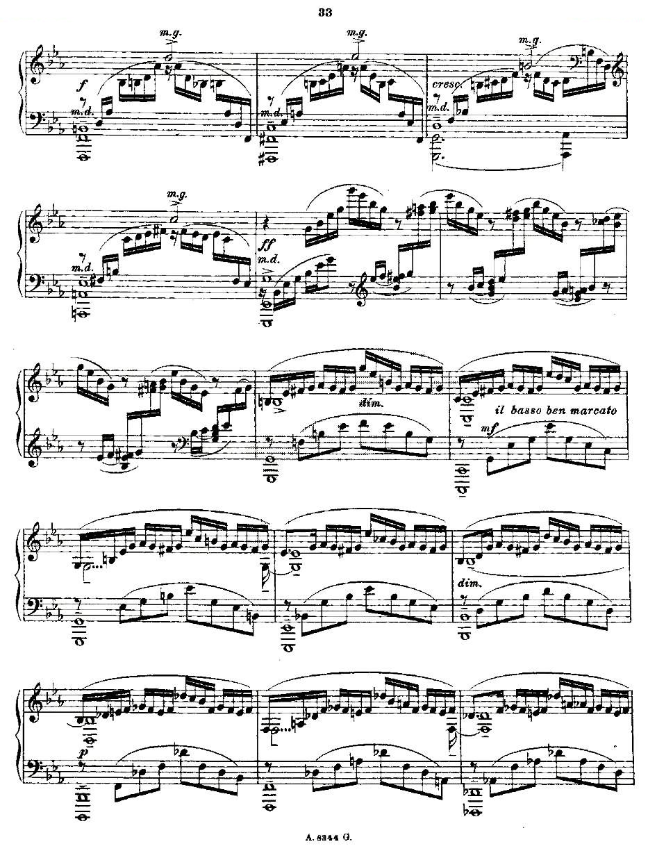 10首前奏曲之七（Rachmaninoff 10 Preludes, Op.23）