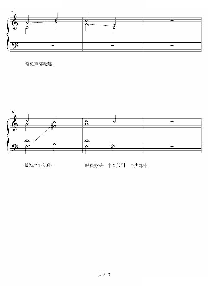 和声基础教程系列—01—5个和声连接的基本式