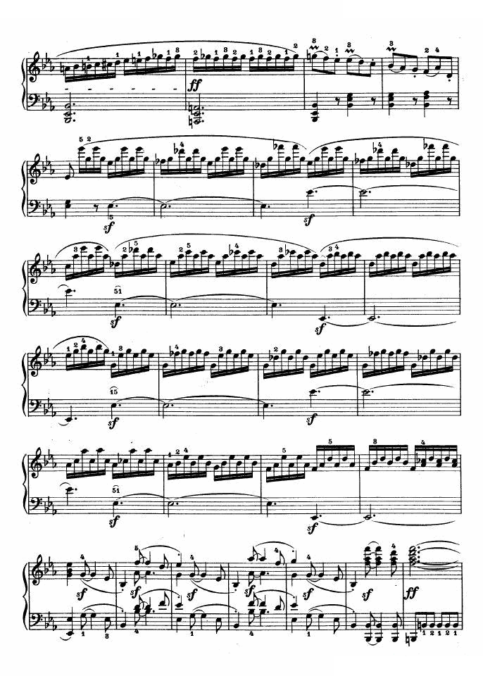 降E大调第四钢琴奏鸣曲-Op.7