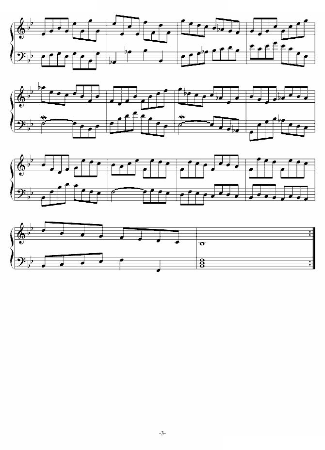 Prelude in B Major