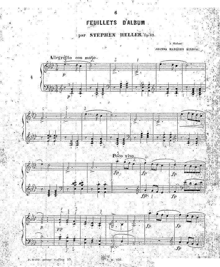 op. 83 -Feuillets d’album