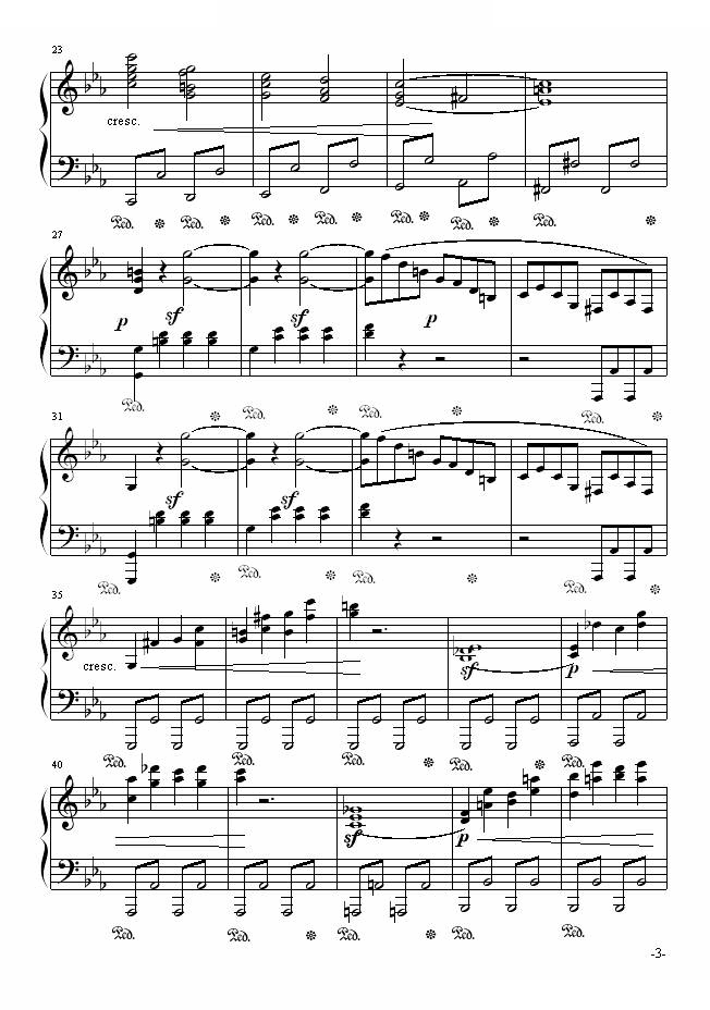 悲怆奏鸣曲第一乐章