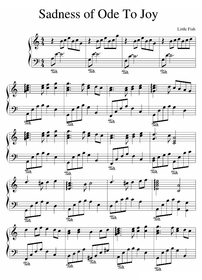 Sadness of Ode To Joy