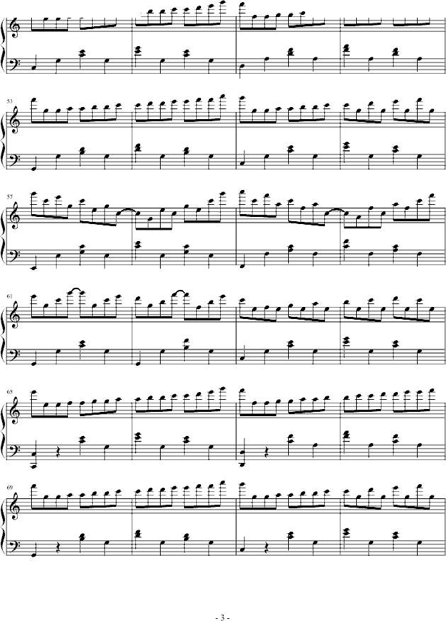C大调练习曲