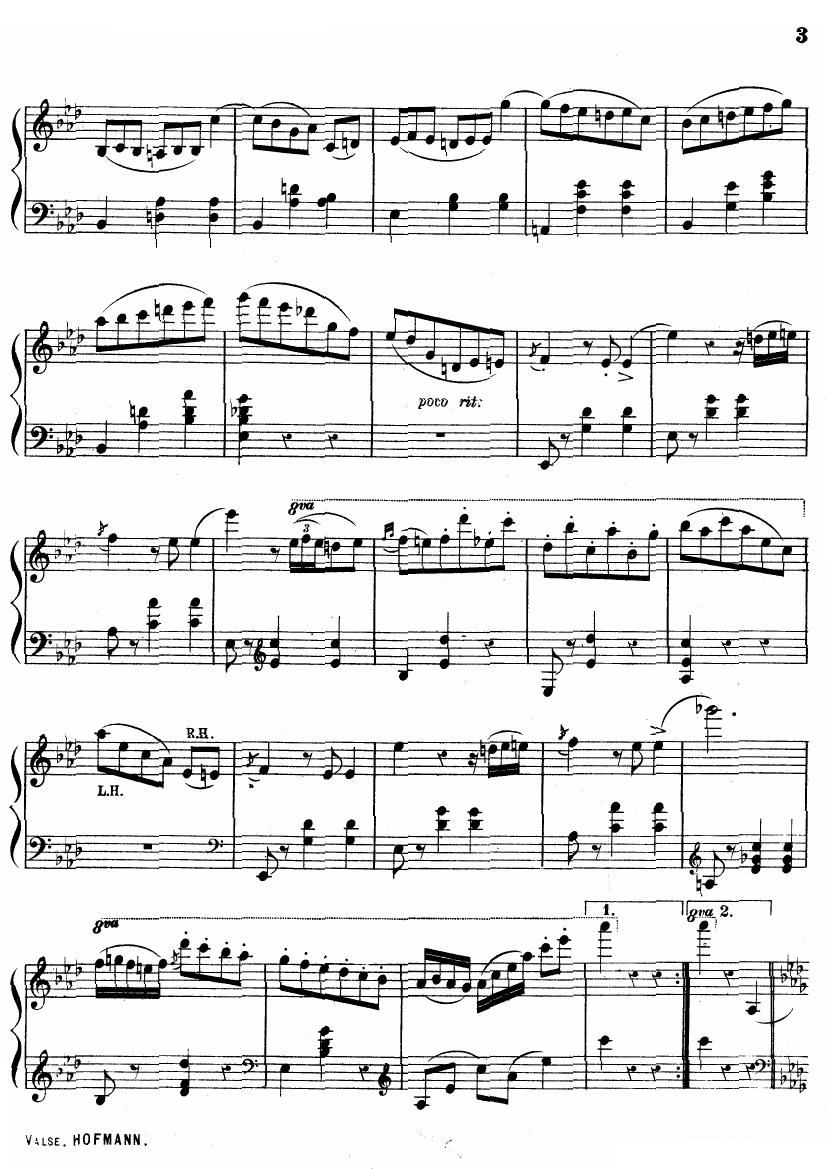 Hofmann Valse in Ab