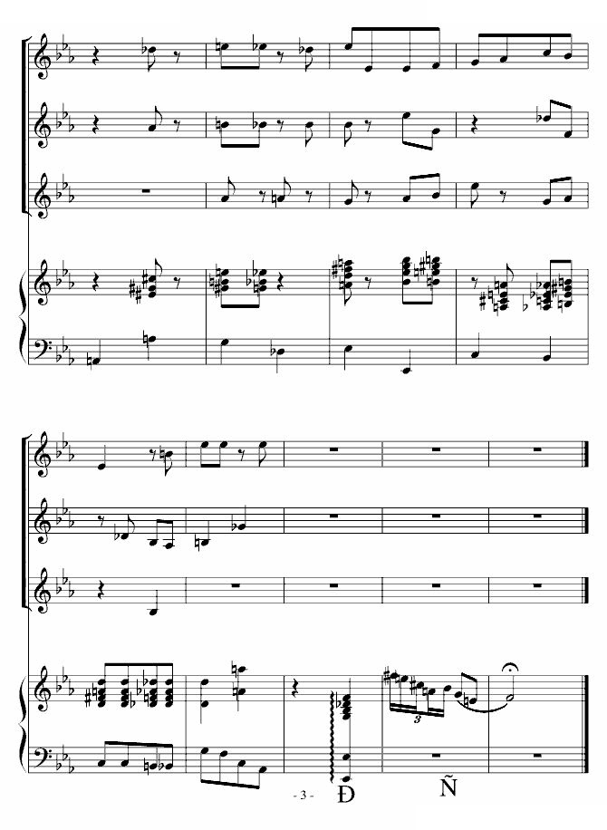 BACH变奏曲, 第三变奏