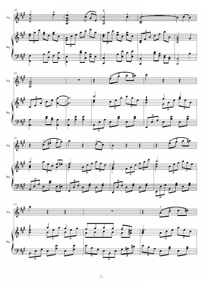 H14-A小调舞曲（For Piano And Violin）