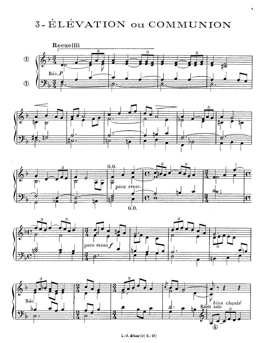 Alain, Albert -15 Pieces (organ)