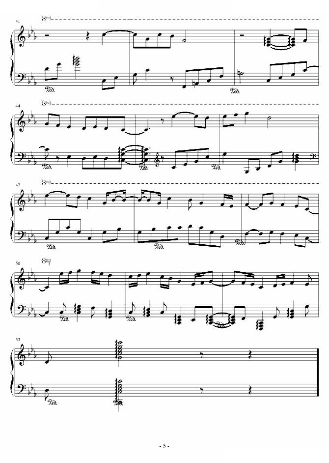 未名钢琴曲