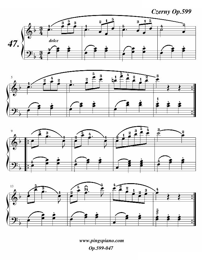 车尔尼599之28
