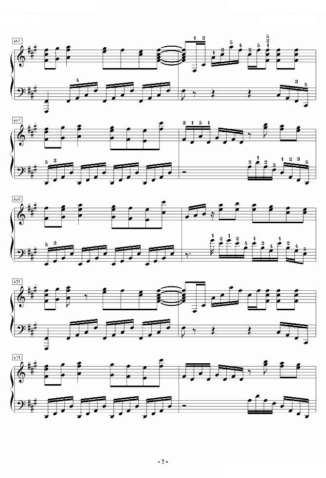 狂気の飛翔幻想響（Part 6）（指法版）