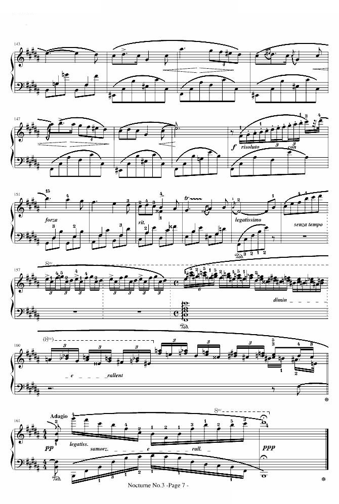 肖邦-夜曲No.3,Op.9-3