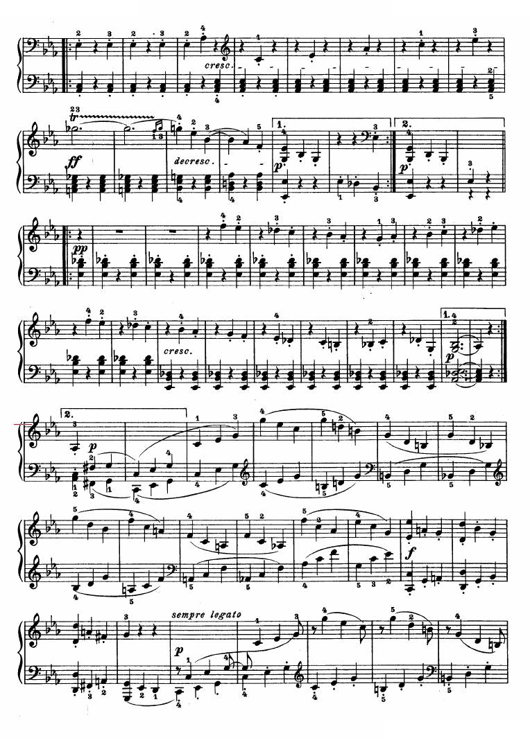 第十三钢琴奏鸣曲-（Op.27 No.1）