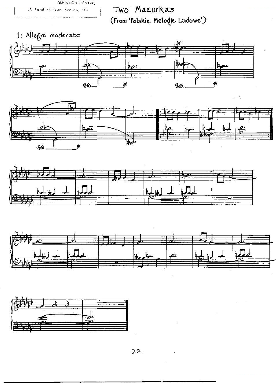 Finnissy_Two Mazurkas