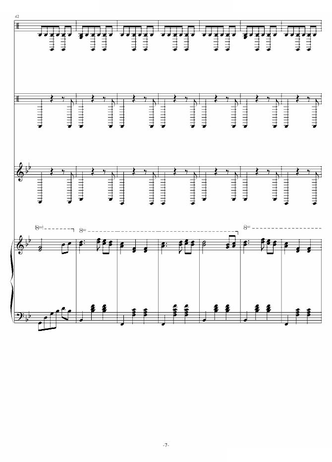 爱的圆舞曲（总谱）