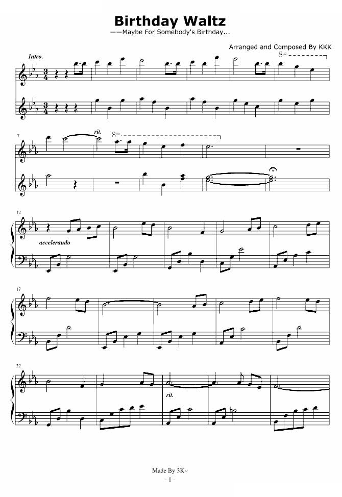 Birthday Waltz