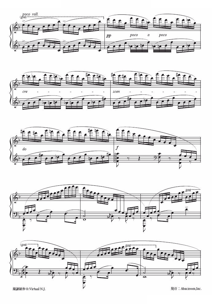 第八练习曲-Etude Op.10-8