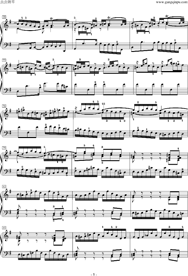 前奏曲-英国组曲5