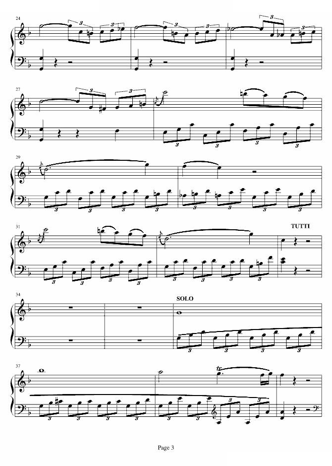莫扎特第21号钢琴协奏曲 第二乐章 行板 K 467