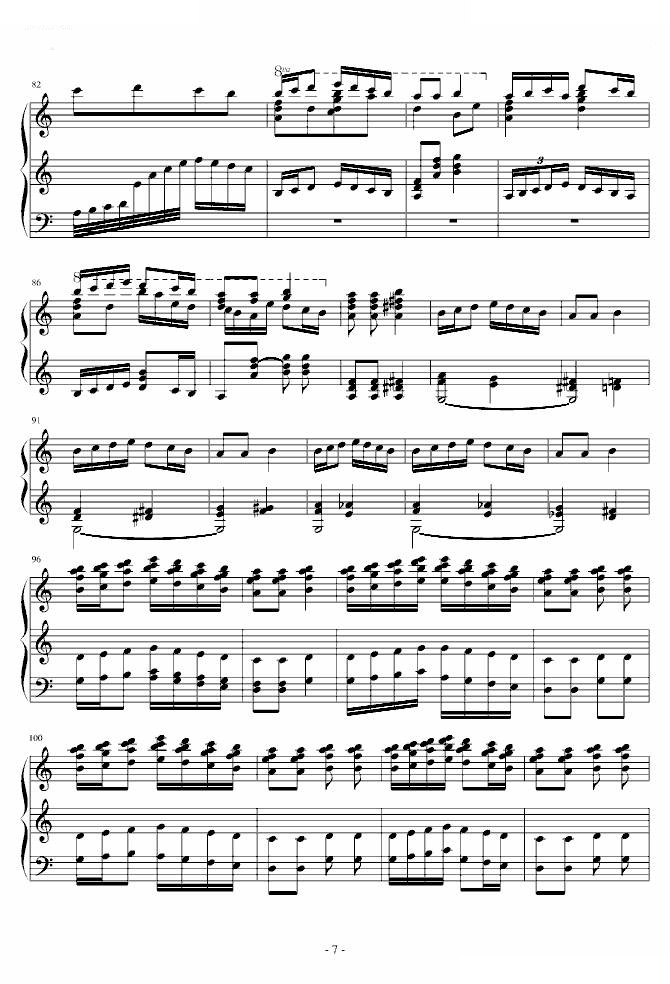 彼得鲁什卡的俄罗斯舞曲 号称最难的钢琴曲之一